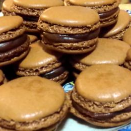 Receta de Macarones de Chocolate