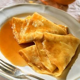 Receta de Crepas de naranja