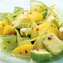 Receta de Ensalada de Mango, Jicama y Aguacate
