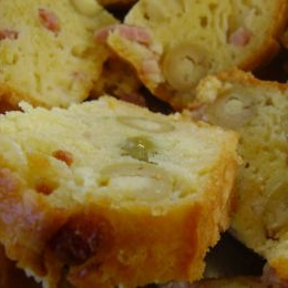 Receta de Pan de Aceitunas y Jamón 