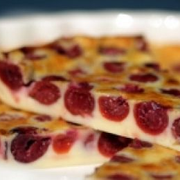 Receta de Flan de frutas (Clafoutis)