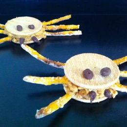 Receta de Arañas de Halloween