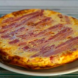 Receta de Tarta al revés de Papa y Queso de Cabra