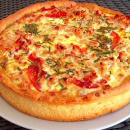 Receta de Tarta de Atún y Tomates