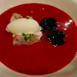 Receta de Sopa de Cerezas con helado