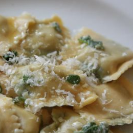Receta de Ravioles de Espinaca