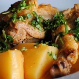 Receta de Pollo Sudado