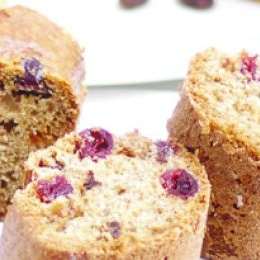 Receta de Bizcochuelo de Limón con pasas de Arandano
