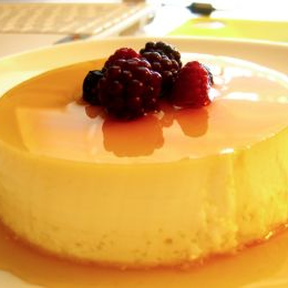 Receta de Flan Super Light