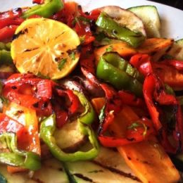 Receta de Parrillada de Verduras 