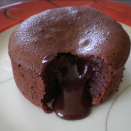 Receta de Volcán de Chocolate