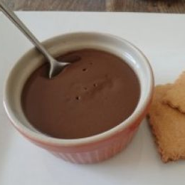 Receta de Postre Crema de Chocolate rapidísimo 