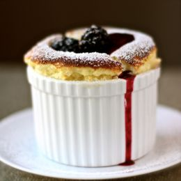 Receta de Soufflé de Limón y Moras