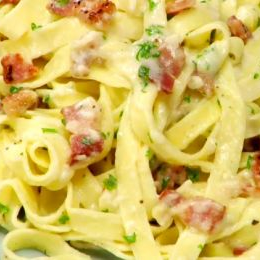 Receta de A la Carbonara!