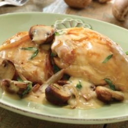 pollo al champignon