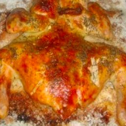 Receta de Pollo al Horno a la Sal
