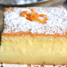 Receta de Pastel flan de Limón mágico