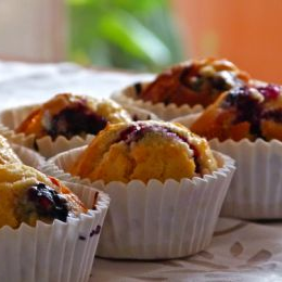 Receta de Muffins de Arandados y Limon