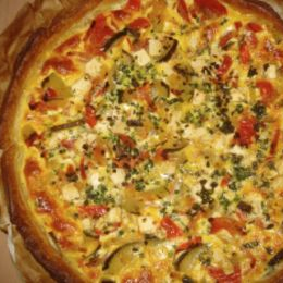 Receta de Tarta de Calabacitas y Mozarella