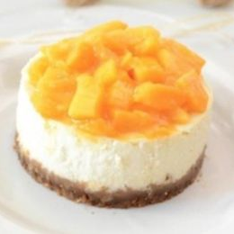 Receta de Pastel de Queso de Mango Súper Fresco sin Huevo