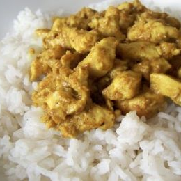 Receta de Arroz con Pollo al Curry 