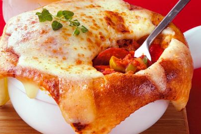 Receta de Pizza en cazuela