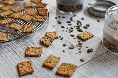 Receta de Crackers de semillas