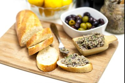 Receta de Tapenade, dip de Aceitunas 
