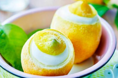 Receta de Helado de Limón ligera