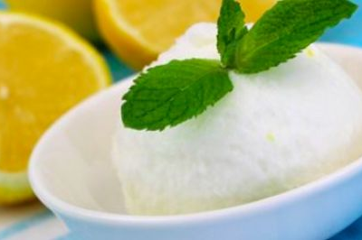 Receta de Helado de Limón ligera 